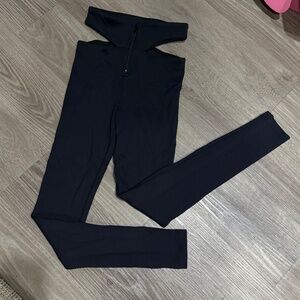 unusually cut leggings